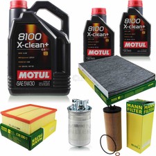 MOTUL 7 L 5W-30 MOTOR-ÖL+MANN-FILTER für VW Passat Variant 3B6 2.5 TDI 4motion