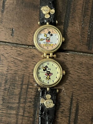Rare Vintage Walt Disney Watch, Mickey and Minnie this rare vintage piece from Disney is so cute! featuring  main image 3
