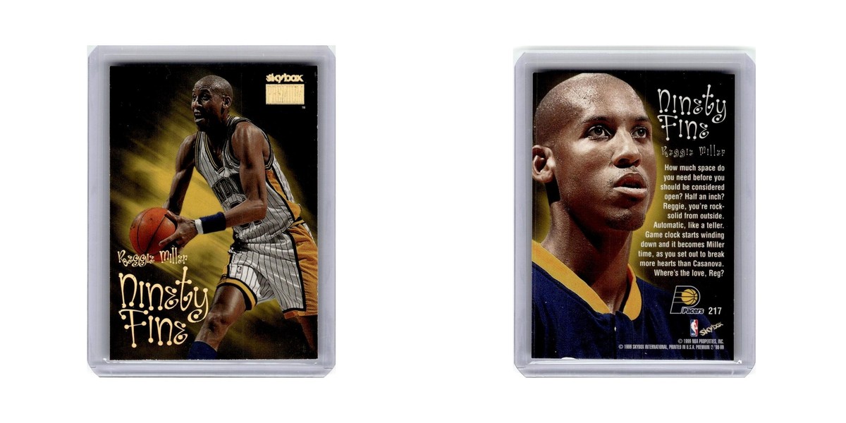 Reggie Miller 1999 SkyBox Premium #217 Basketball Card NM | eBay