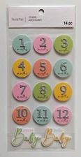 Months of Baby or Pregnancy Scrapbooking Stickers by Recollections 