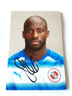 Signed Photo Moudou Barrow FC Reading NEW 