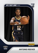 2024-25 Panini Instant NBA Antonio Reeves RPS FIRST LOOK SP Pelicans #RPS-40 RC