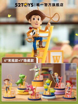 52 TOYS Disney Toy Story Big Ladder Series Sealed Case 6 Blind Box