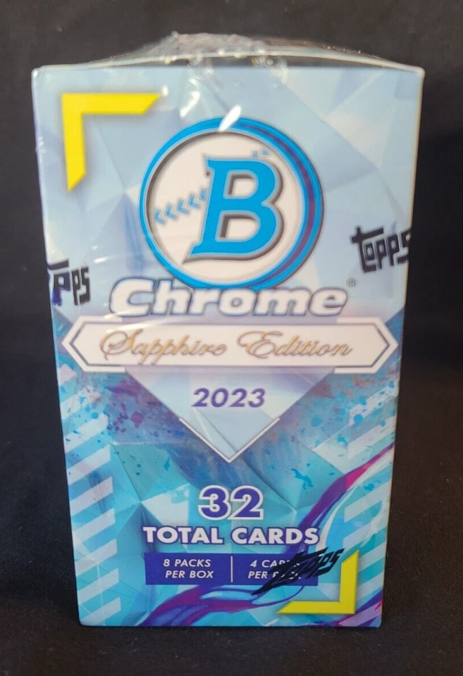 2023 Bowman Chrome Sapphire Edition MLB Baseball Factory Sealed Box - Image 2 of 2