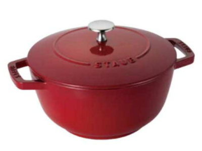 Staub WaNABE Wa-NABE L 20cm 2.35L Cherry Cast Iron 40501-072 Made 
