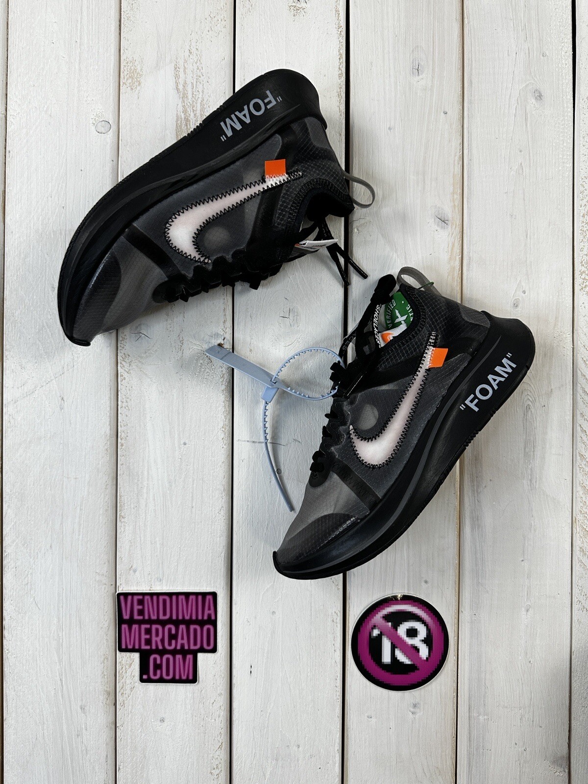 OFF WHITE X NIKE Taglia 4 Nike Zoom Fly SP x BIANCO SPORCO 2018 VIRGIL ABLOH THE TEN RARO! NUOVO