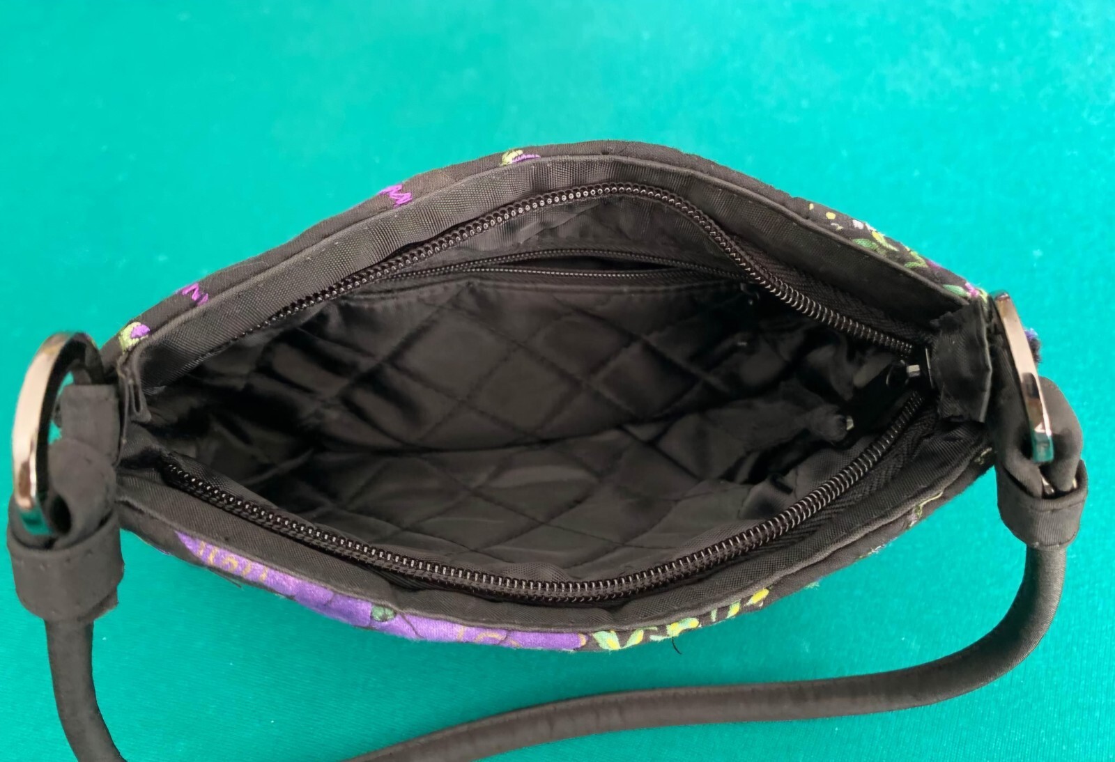 Donna Sharp Mini Multi-Colored Black/Purple/Green… - image 3