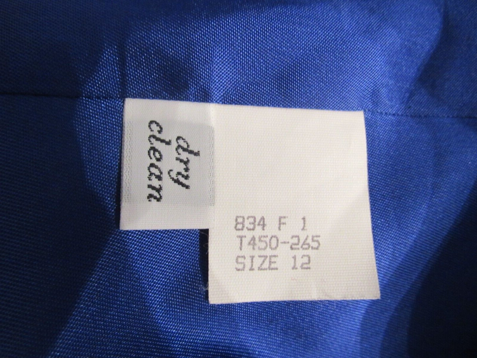 Pendleton Blazer Jacket Royal Blue Solid Double B… - image 5