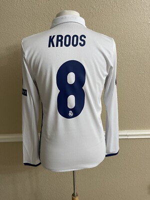 Real Madrid Tony Kroos 6 Germany Player Issue CL Adizero Jersey