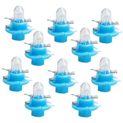 20 Stück Bax 12V 1,2W B8.4d Kunststoff Sockellampe blau     M56w