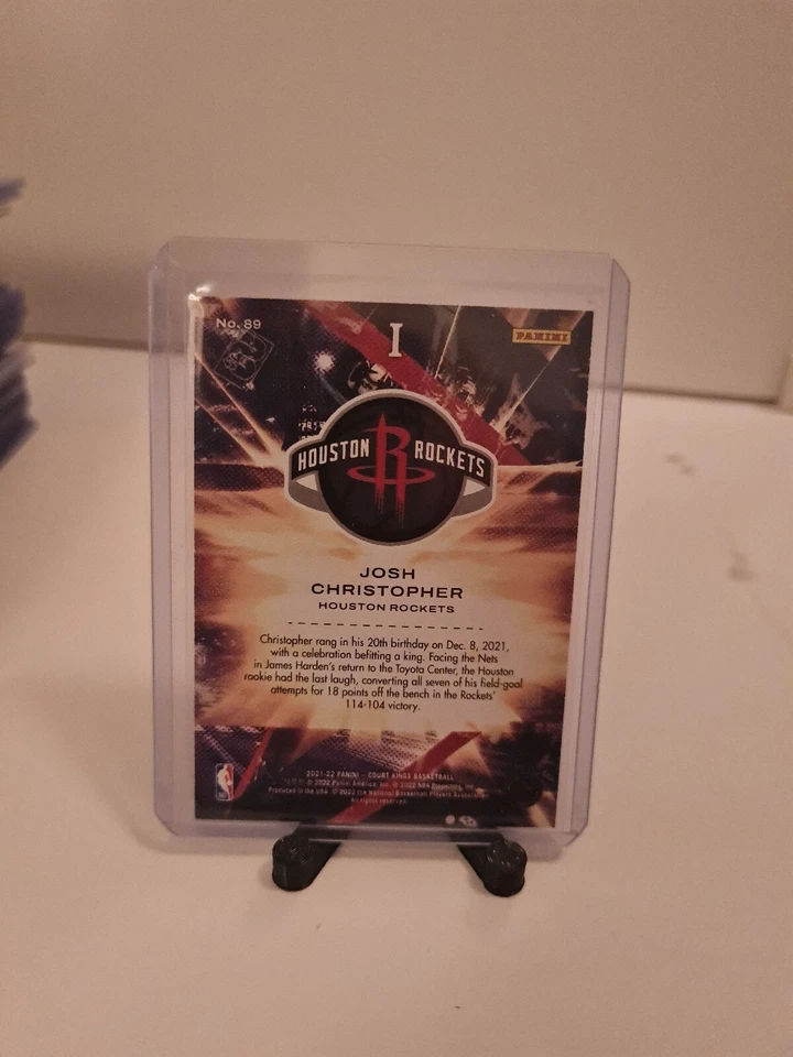 2021-22 Panini Court Kings - Rookies I #89 Josh Christopher (RC) - Image 2 of 2