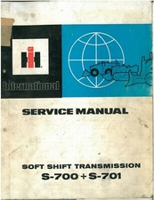 International Soft Shift Transmission S700 S701 Workshop Service Manual