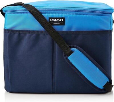 Iglu vollisolierte Hartschalen-Kühlbox 24er Box Blithe/Kleid blau Code 66204