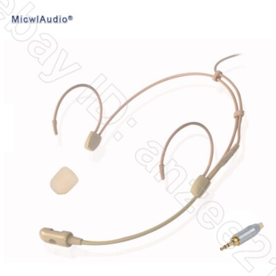 external Lock Stereo Cardioid Headset Microphone for