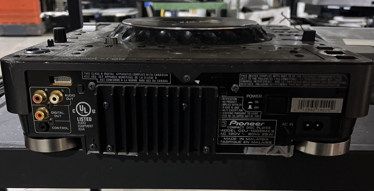 PIONEER DJ CDJ-1000MK3 DIGITAL CD DECK CDJ 1000 MK3 TURNTABLE