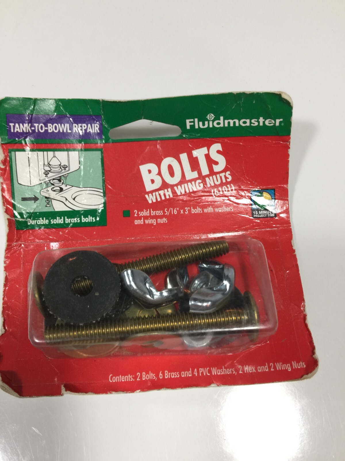 Fluidmaster 6101 2-Bolt Tank To Bowl Kit
