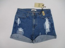 Vibrant MIU Shorts Women's Size Medium Blue Denim Stretch Shorts Stretch S1050