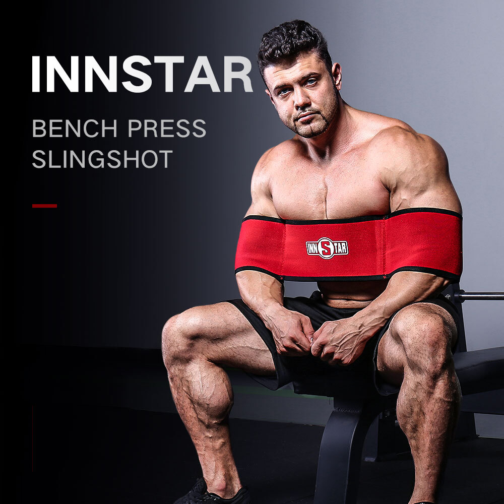 Innstar Bench Press Slingshot Band Push Up Weight Lifting Posture