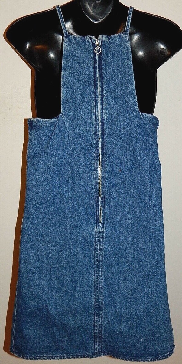 moto denim dress Nina Piccalino Denim Moto Dress M/L OMNIA