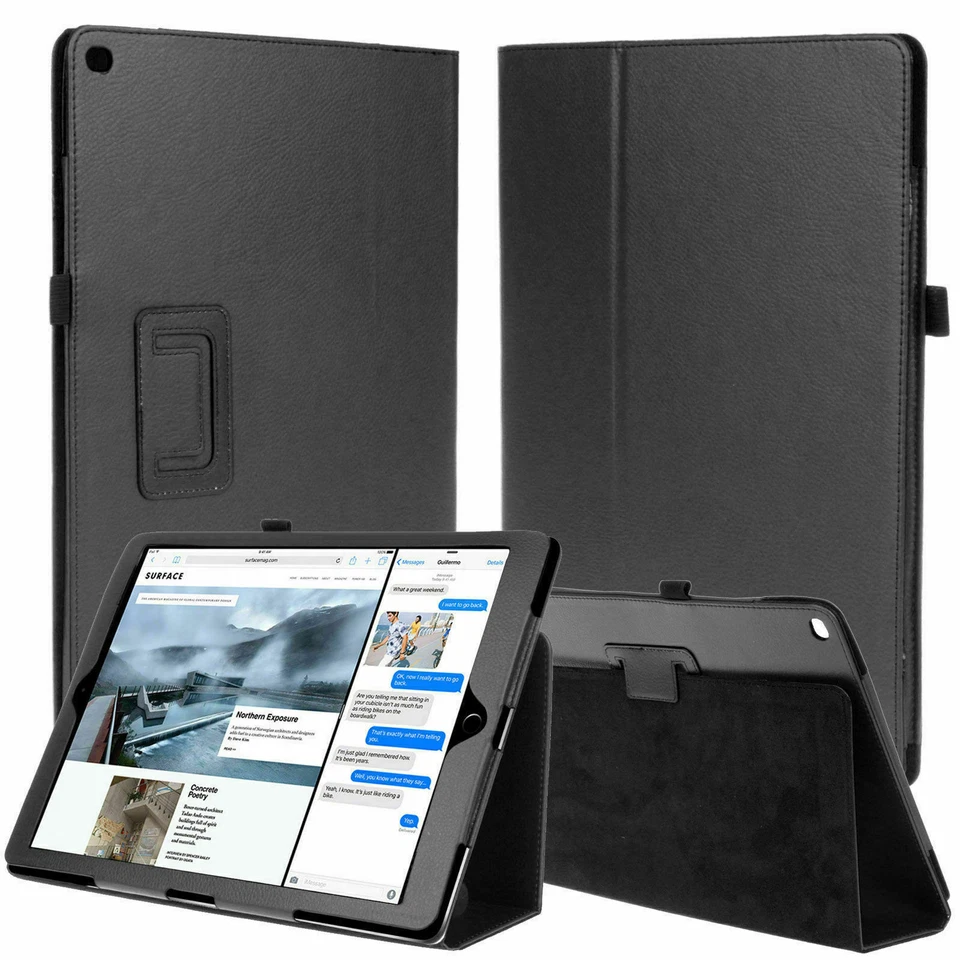 Leather Flip Smart Stand Case Cover For Apple iPad 10.2” 8th/9th Gen, 2020/2021 - Image 2 of 3