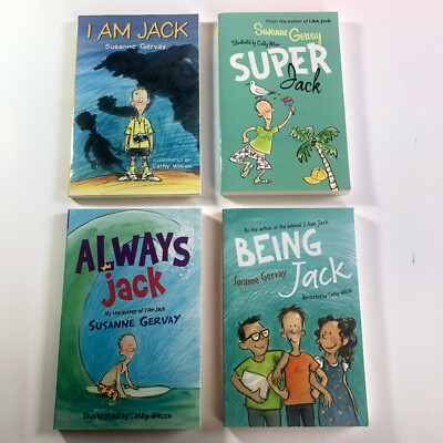 I Am Jack Complete 4 Books Collection by Susanne Gervay I Am Super Always Being