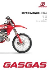 GasGas Gas Gas Service Workshop Shop Manual Book 2024 EX 300 US