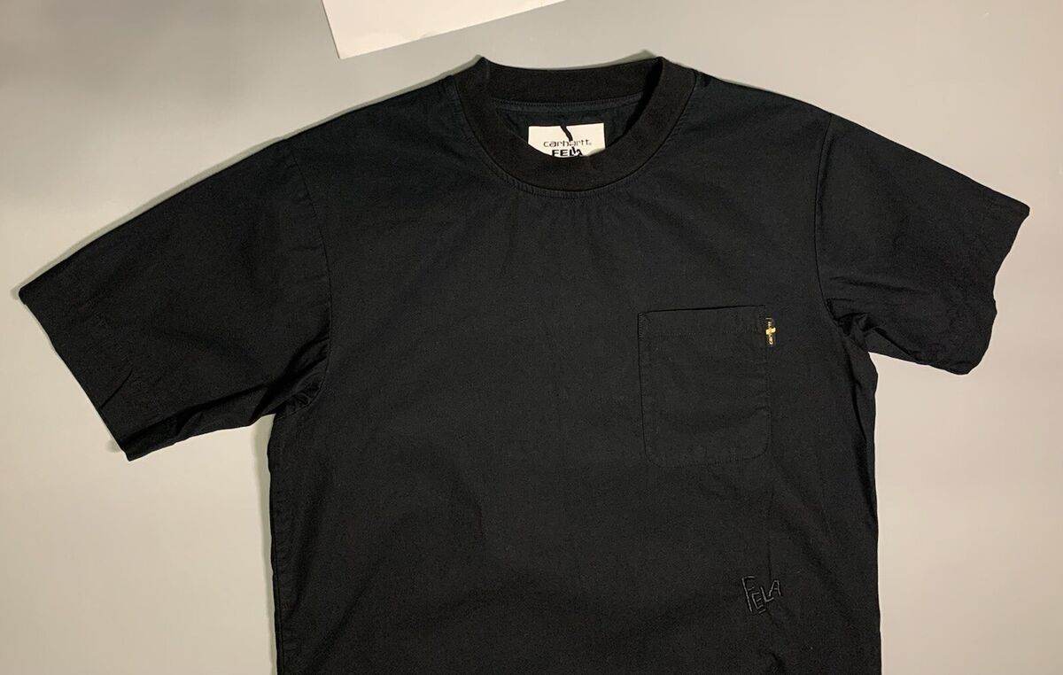 関税込★CARHARTT WIP★S/S FELA KUTI POPLIN T-SHIRT★Tシャツ Carhartt WIP X Fela Kuti S/S Poplin T-shirt Black Size XS | eBay