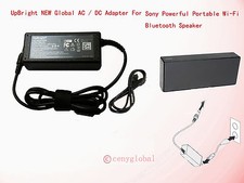 AC Adapter For Sony SRS-X77 SA-NS400 Powerful Portable Wi-Fi Bluetooth Speaker