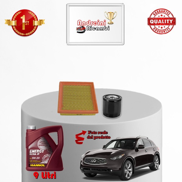 Kit Wartung Filter Und ÖL Infiniti FX 37 3.7 235KW 320PS 2014-image