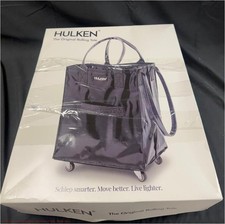 HULKEN Original Rolling Tote Bag Medium Black...