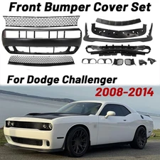Full Front Bumper Cover Set Fits 2008-2014 Dodge Challenger Hellcat Style SRT