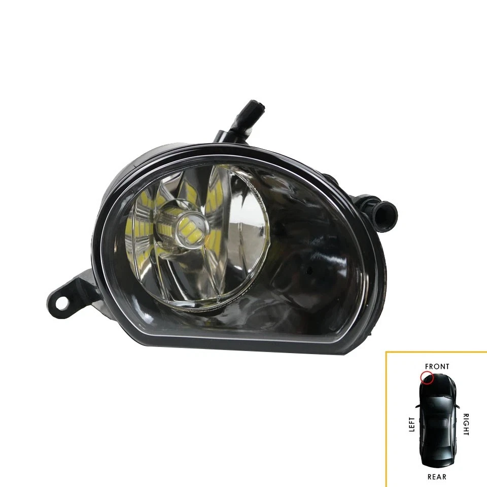 2PCS Front Bumper Fog Lights Lamps LED For Audi Q7 2010 2011 2012 2013 2014 2015 - Image 3 of 4