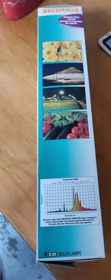 Sylvania Lumalux Light Bulb 1000 Watts, High Pressure Sodium. E25 Bulb.  - Image 2 of 4