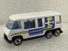Hot Wheels Vintage Made In France White GMC Motorhome Airport Trans   Rare Item