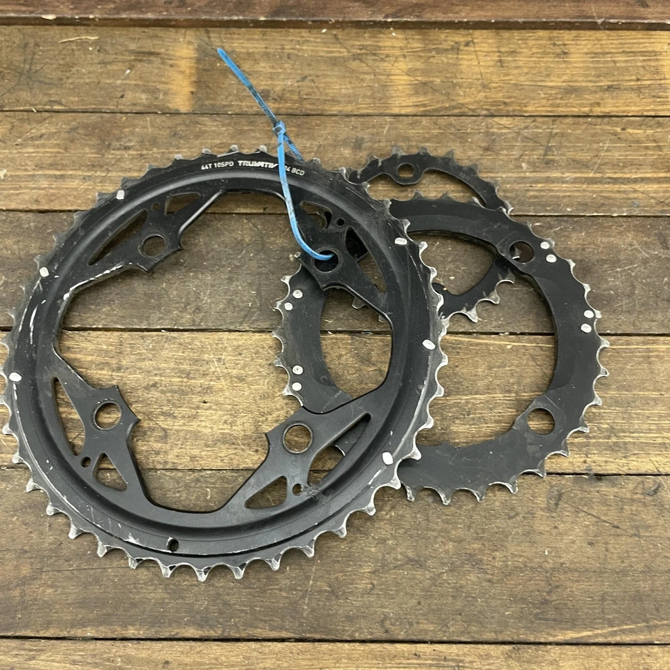 Truvativ Bike Chainrings 10 Speed 44T 33T 22T 104 BCD 4 Arm SRAM MTB Triple - Image 4 of 4