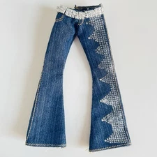 Bratz Clothing: Forever Diamondz - Sasha. Blue Jeans Trousers Pants Diamantés 💙