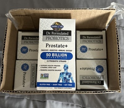 6 Garden of Life Dr. Formulated Probiotics Prostate + 50 BILLION. 300 Caps 4/26