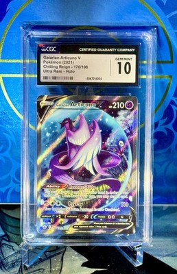 CGC 10 GEM MINT GALARIAN ARTICUNO V 2021 POKEMON CHILLING REIGN ULTRA RARE HOLO | eBay CGC 10 GEM MINT GALARIAN ARTICUNO V 2021 POKEMON CHILLING REIGN ULTRA RARE HOLO | eBay
