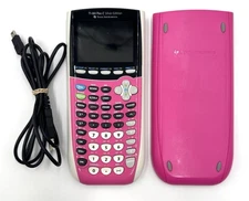 Texas Instruments TI-84 Plus C Silver Edition Graphing Calculator Pink - Tested