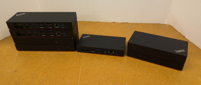 Lot of  7 Genuine Lenovo ThinkPad docks LDC-G2*LDA-KP*DK1841   *READ*