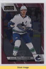 2023-24 O-Pee-Chee Platinum Matte Pink Elias Pettersson #20 READ 1e7g