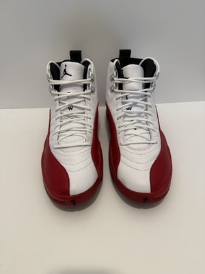 Nike Air Jordan 12 Retro Cherry 2023 White Red CT8013-116 Men's US