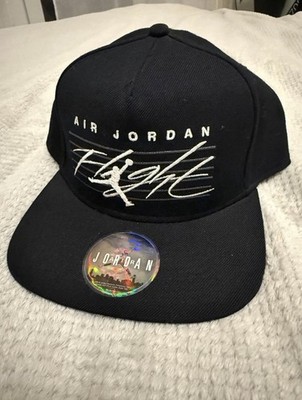 Nike Air Jordan True Flight Hat Jumpman Snap Back Cap one size OSFM