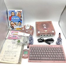 MINT Sega Dreamcast Hello Kitty Skeleton Pink Console HKT-3000 Keyboard Bundle