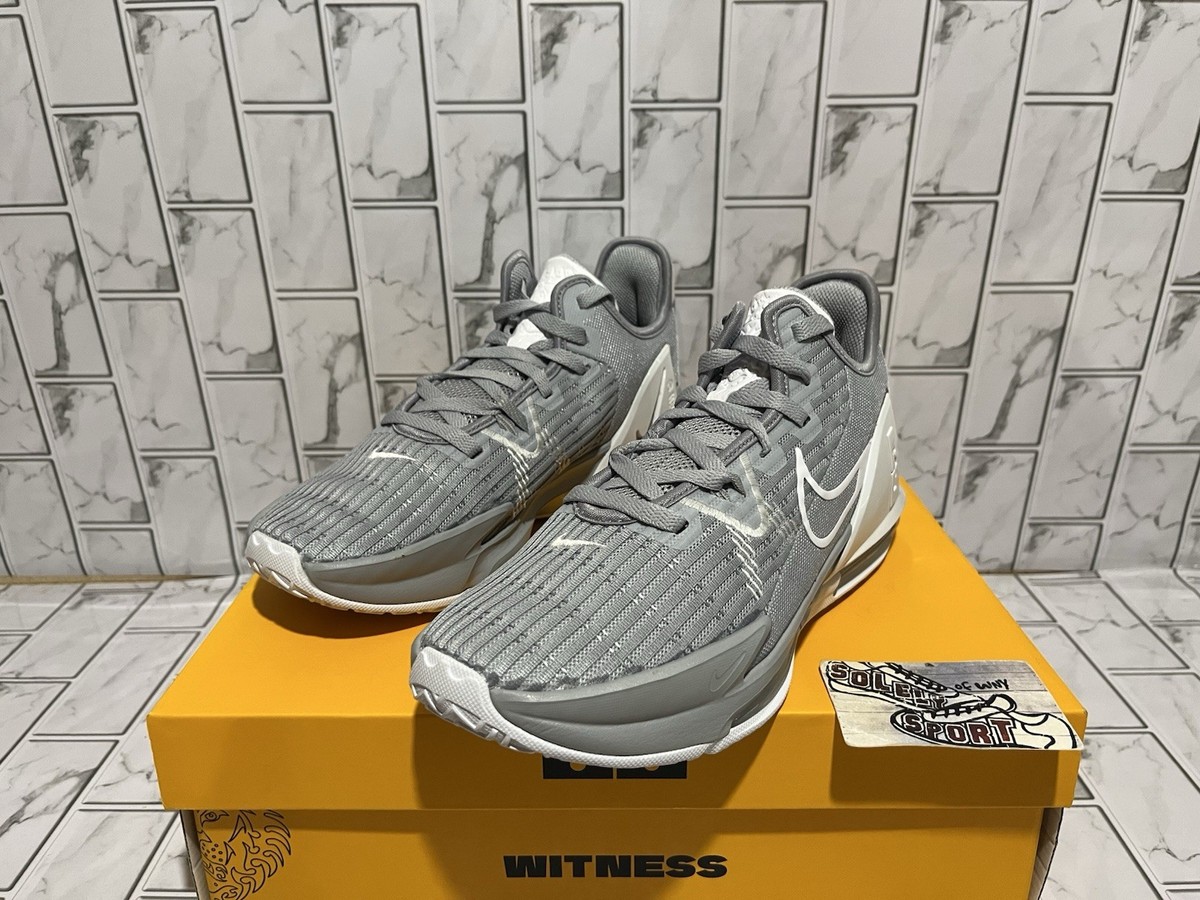 New Nike LeBron Witness 6 TB Basketball Shoes White Grey Mens 8.5 Retro Jordan Nike LeBron Witness 6 TB  main image 2