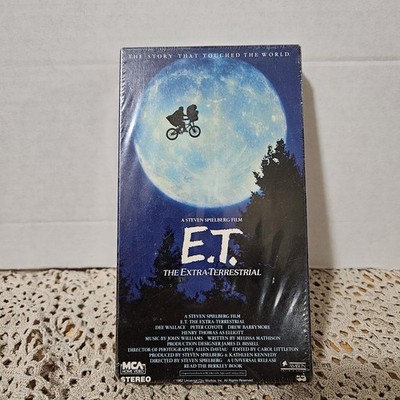 E.T. The Extra-Terrestrial VHS Vintage Sealed With Green Tab - New