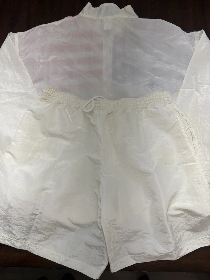 Vintage Surf Style American Flag matching Jacket And Shorts Combo - Image 4 of 4