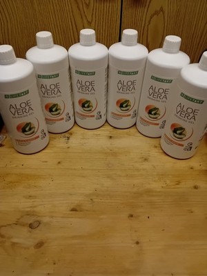 6 Flaschen LR Aloe Vera Drinking Gel Pfirsich, haltbar bis 1/27, ohne Zucker
