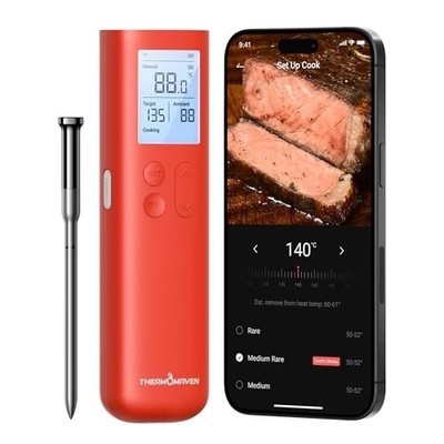 THERMOMAVEN G1 Wireless Thermometer - WiFI for BBQ, Grill, Oven & Smoker WT10