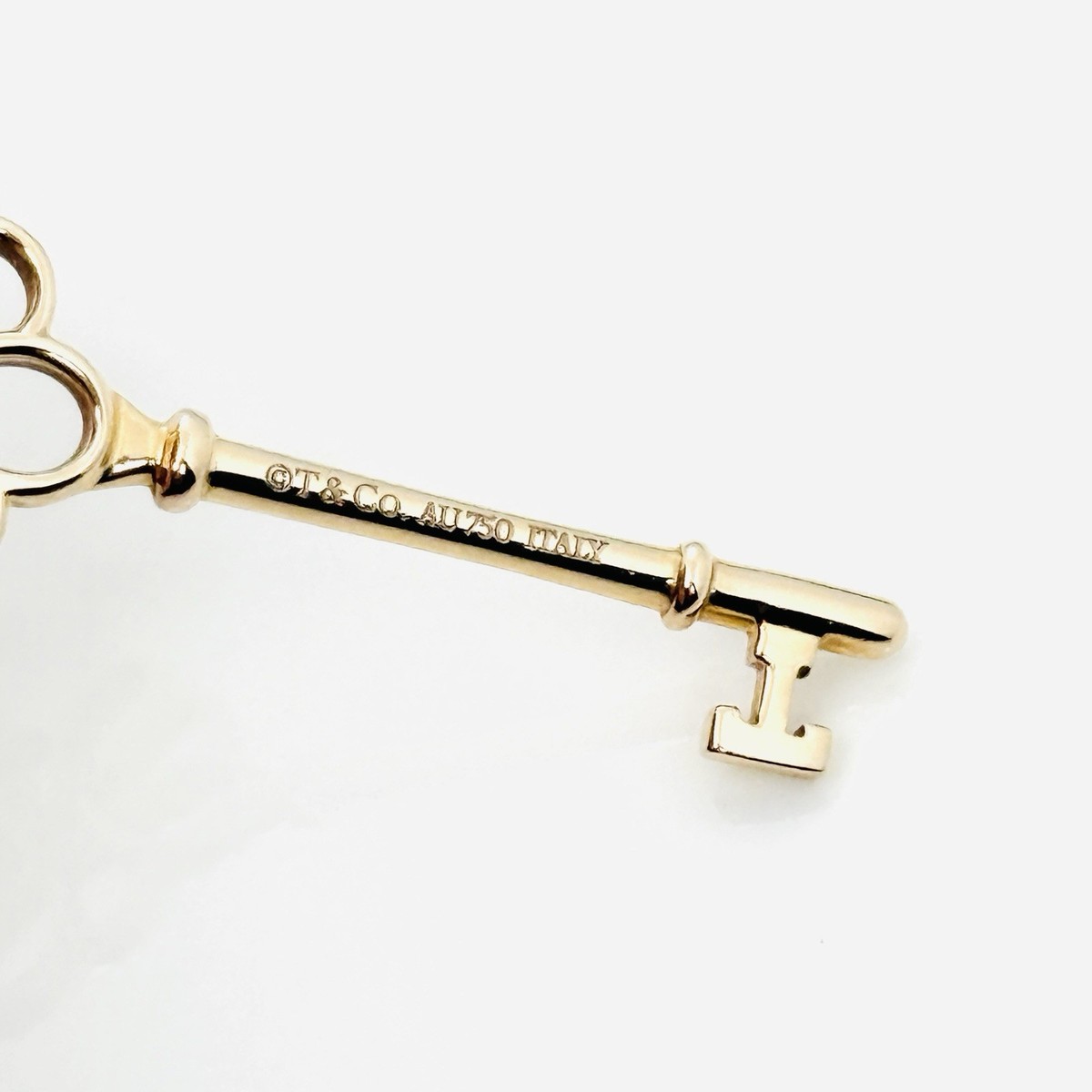 Tiffany & Co Rose Gold Celtic Knot Key Pendant 18K 750 | eBay